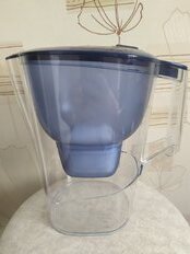 Фильтр-кувшин Brita, Aluna XL MX+, для холодной воды, 1 ступ, 3.5 л, синий, 1026425 - фото 1 от пользователя