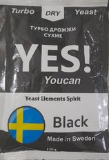 Дрожжи турбо 120 г, Yes! Black Turbo, БП-00020353 - фото 1 от пользователя