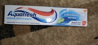 Зубная паста Aquafresh, Освежающе-мятная, 100 мл - фото 6 от пользователя