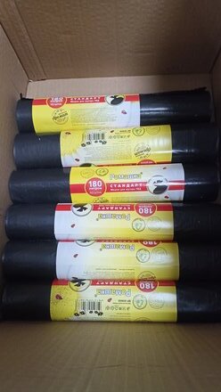 Пакеты для мусора 180 л, 10 шт, 90х110 см, Ромашка, Стандарт, ВР-0086 - фото 2 от пользователя