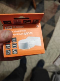Датчик движения настенный, 1200 Вт, 10-900 с, 12 м, 180 °, IP65, 3+ лк, TDM Electric, ДДС-05, SQ0324-0024 - фото 2 от пользователя