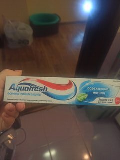 Зубная паста Aquafresh, Освежающе-мятная, 100 мл - фото 7 от пользователя