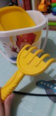 Игровой набор Фиксики, ведерко, ситечко, совочек, грабельки, 4 формочки, LA1324, в ассортименте - фото 1 от пользователя