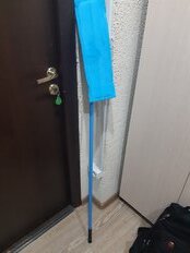 Швабра плоская, микрофибра, 110х43х13 см, Эконом - фото 9 от пользователя