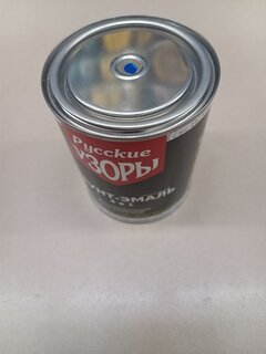 Грунт-эмаль Русские узоры, 4в1, по ржавчине, быстросохнущая, алкидная, полуглянцевая, синяя, 0.8 кг - фото 6 от пользователя