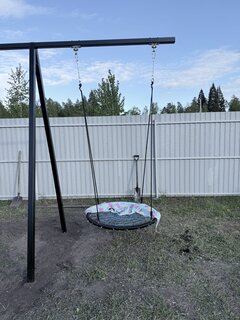 Качели 1-мест, 100х180 см, 100 кг, Гнездо, C060011 - фото 2 от пользователя