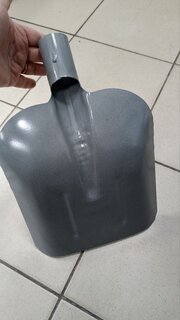 Лопата совковая, нержавеющая сталь, 1.5 мм, ПП, порошковое окрашивание, 2 ребра жесткости, в ассортименте - фото 3 от пользователя