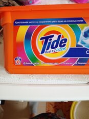 Капсулы для стирки Tide, Все в 1 Pods Color, 30 шт, капсула 24.8 г - фото 1 от пользователя