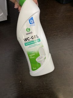 Чистящее средство для сантехники, Grass, WC-gel, гель, 750 мл - фото 4 от пользователя