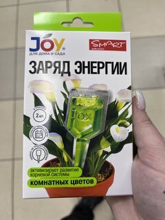 Удобрение Заряд энергии, для комнатных цветов, 2 штуки, 30 мл, Joy - фото 5 от пользователя