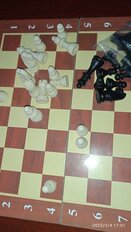 Игра настольная Шахматы, 29х29 см, дерево, пластик, 539-016 - фото 3 от пользователя