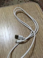 Кабель USB, Red Line, USB lightning, 1 м, 8 - pin, для Apple, белый, УТ000006493 - фото 3 от пользователя