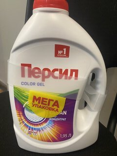 Гель для стирки Персил, 1.95 л, для цветного белья, Color, 1+1, 2587715 - фото 4 от пользователя