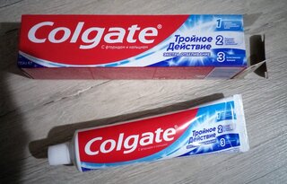 Зубная паста Colgate, Тройное Действие Экстра Отбеливание, 100 мл - фото 1 от пользователя