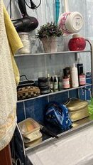 Стеллаж для ванной комнаты нержавеющая сталь, пластик, 65х25х155 см, VPB08 - фото 2 от пользователя