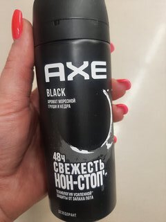 Дезодорант Axe, Black, для мужчин, спрей, 150 мл - фото 1 от пользователя