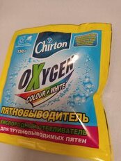 Отбеливатель Chirton, Oxygen, 150 г, порошок, кислородный - фото 2 от пользователя