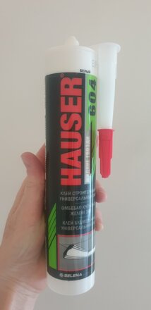 Жидкие гвозди Tytan, Hauser Эко №604, 260 мл, строительные, универсальные, белые, 16296 - фото 5 от пользователя