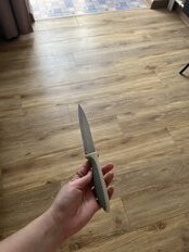 Нож кухонный Daniks, Дублин, для овощей, керамика, 10 см, рукоятка пластик, CK0605-3 - фото 4 от пользователя