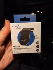 Держатель для телефона Vixion, VR-18, магнитный в дефлектор с прищепкой, черный - фото 5 от пользователя