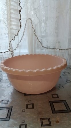 Миска пластик, 5 л, круглая, чайная роза, Idea, М1313 - фото 5 от пользователя