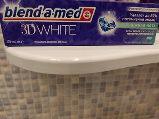 Зубная паста Blend-a-med, 3D White Нежная мята, 100 мл - фото 3 от пользователя