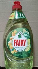 Средство для мытья посуды Fairy, Pure &amp; Clean Бергамот и Имбирь, 450 мл - фото 5 от пользователя