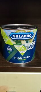 Эмаль Skladno, ПФ-115, алкидная, глянцевая, белая, 1.8 кг - фото 9 от пользователя