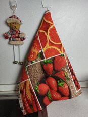 Полотенце кухонное вафельное, 45х60 см, 100% хлопок, хлопок, Сочное ассорти, красное, Россия, ТХбК30216-1/150 - фото 3 от пользователя