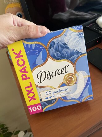 Прокладки женские Discreet, Breathable Multiform Air, 100 шт, 0001037394 - фото 5 от пользователя