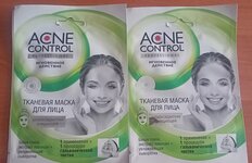 Маска для лица Acne Control, тканевая, очищающие, для всех типов кожи, 25 мл - фото 3 от пользователя