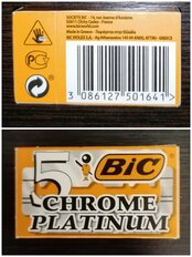 Лезвия Bic, Chrom Platinum, 5 шт, 822059 - фото 4 от пользователя