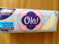 Прокладки женские Ola, Classic wings normal, 10 шт, толстые, мягкая поверхность - фото 5 от пользователя