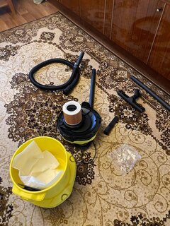 Пылесос Karcher, WD 2 Plus V-12/4/18, 1000 Вт, с мешком, 12 л, сухая и влажная уборка - фото 9 от пользователя