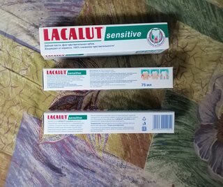 Зубная паста Lacalut, Sensitive, 75 мл - фото 1 от пользователя