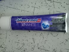 Зубная паста Blend-a-med, 3D White Отбеливание и глубокая чистка с древесным углем, 100 мл - фото 6 от пользователя