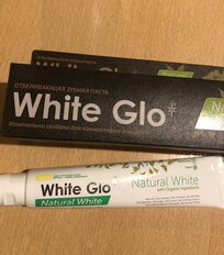 Зубная паста White Glo, натуральная белизна, 100 г - фото 9 от пользователя