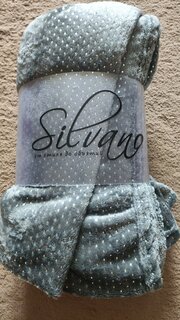 Плед 1.5-спальный, 150х200 см, велсофт жаккард, 100% полиэстер, Silvano, Лира, серый, 150/004-LIR/CL - фото 2 от пользователя