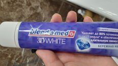 Зубная паста Blend-a-med, 3D White Бережная мята, 100 мл - фото 7 от пользователя