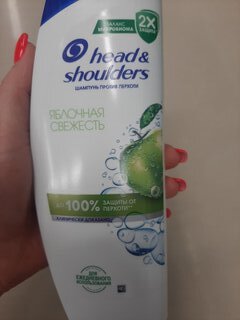 Шампунь Head &amp; Shoulders, Яблочная свежесть, против перхоти, 400 мл - фото 2 от пользователя