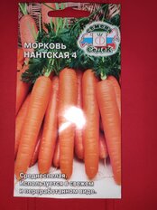 Семена Морковь, Нантская 4, 2 г, цветная упаковка, Седек - фото 4 от пользователя