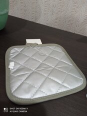 Прихватка 18х18 см, 100% полиэстер, Оливковое масло и зелень, AI-1605001 - фото 5 от пользователя