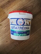 Шпатлевка Русские узоры, латексная, универсальная, для внутренних работ, 1.5 кг - фото 2 от пользователя