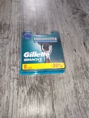 Сменные кассеты для бритв Gillette, Mach3, для мужчин, 8 шт - фото 2 от пользователя