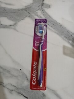 Зубная щетка Colgate, Зигзаг Плюс, средней жесткости, в ассортименте - фото 4 от пользователя