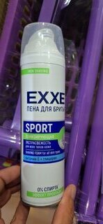 Пена для бритья Exxe, Sport Energy Тонизирующая, 200 мл - фото 2 от пользователя