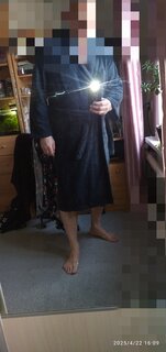Халат мужской, махровый, 100% хлопок, темно-серый, XXL-XXXL, 56-58, Silvano - фото 3 от пользователя