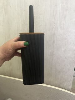 Ерш для туалета Violet, Риф, напольный, пластик, темно-серый с бронзовым, 132302 - фото 6 от пользователя