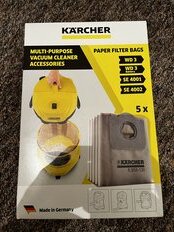 Мешок для пылесоса Karcher, 6.959-130.0, бумажный, 5 шт - фото 1 от пользователя