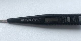 Отвертка пробник 12-220 В, жидкокристаллический дисплей, Bartex, K0785 - фото 8 от пользователя